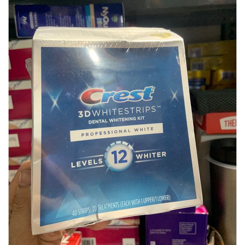 Tách lẻ Miếng dán trắng răng Crest 3D white Professional