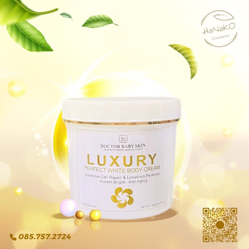 Kem dưỡng thể Luxury 500g Doctor Baby Skin