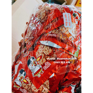 Snack mì tôm viên gà đỏ đồ ăn vặt