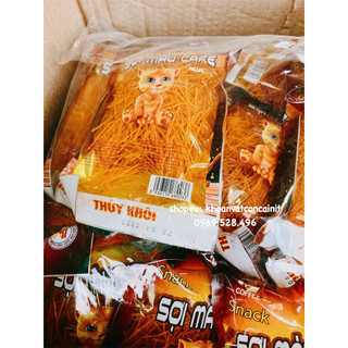 Snack sợi màu cafe cay cay