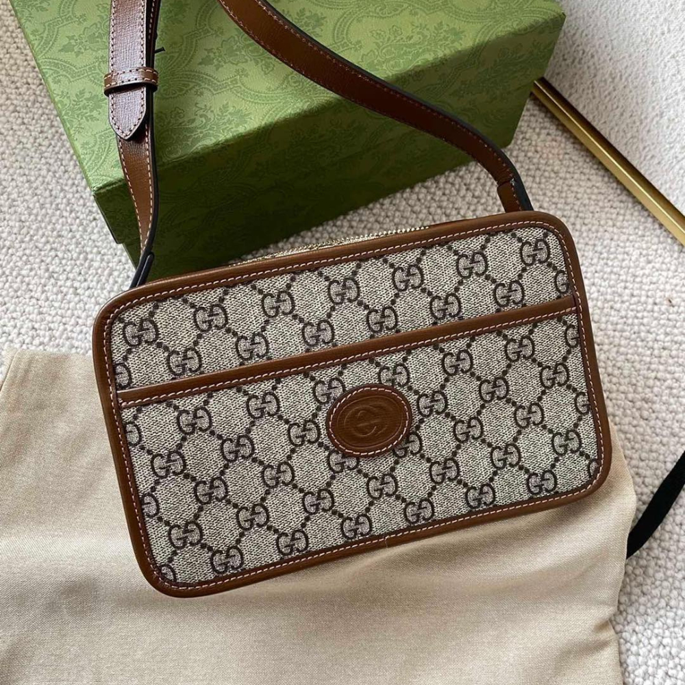 Túi Đeo Chéo Nữ, Túi Đeo Chéo Nam Bag Gucc Vip, Phong Cách Unisex Full 2Box Cao Cấp, Bảo Hành 6 Tháng Lỗi 1 Đổi 1