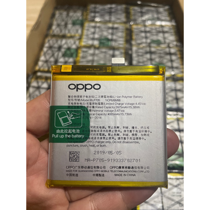 Pin Oppo Reno 10X zom, Blp705 zin hãng , bảo hành 3 tháng