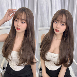 Nguyên đầu tóc giả cúp dài C0355