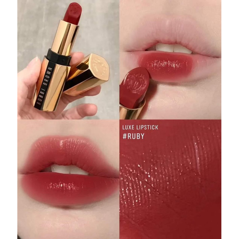 Son Kem Siêu Hot Bobbi Brown Size Mini Màu Rubi Cực Sang Chảnh