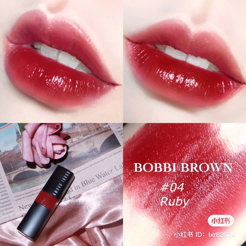 Son Kem Siêu Hot Bobbi Brown Size Mini Màu Rubi Cực Sang Chảnh
