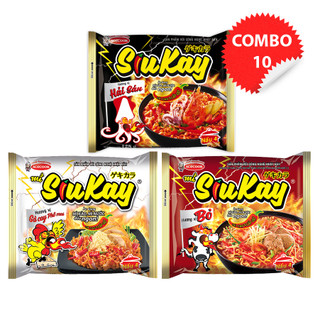 Mì siu kay hải sản / bò / gà phô mai