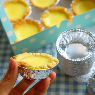 Set 50 chén khuôn giấy bạc nướng bánh tart trứng, nướng trứng cút, nướng hàu tiện lợi