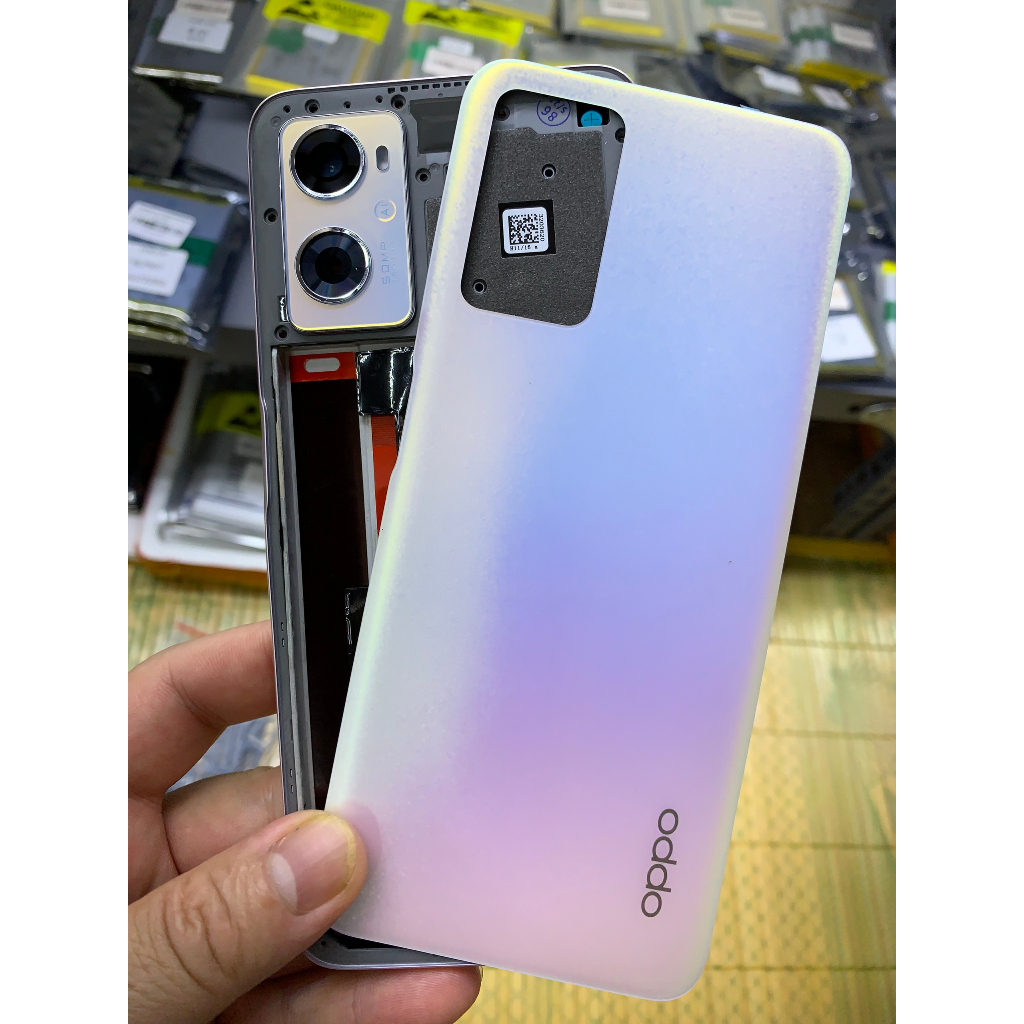 Bộ xương vỏ zin oppo A96 - 4G / kèm kính cam, phím bấm