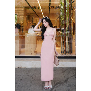 Đầm hai dây CARLA thiết kế dáng dài xẻ tà Adelaide Dress