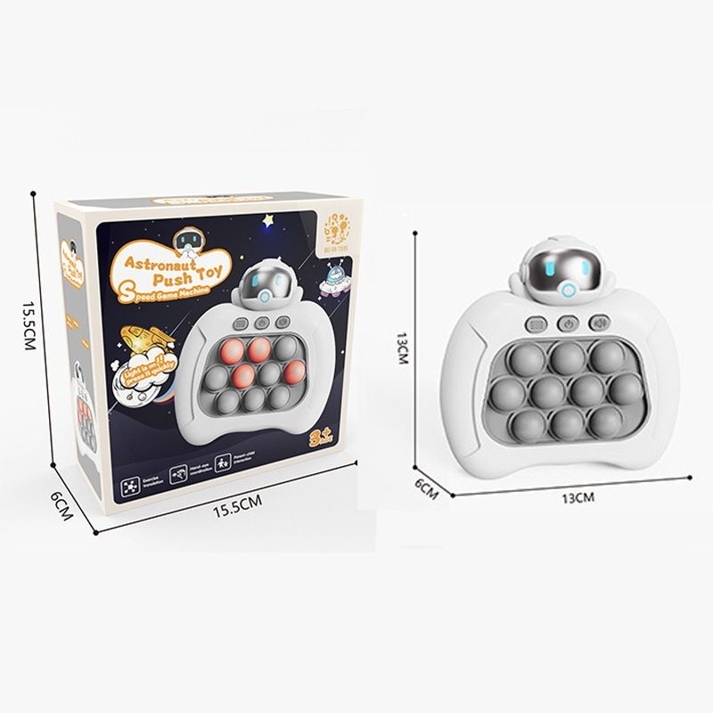 (Tặng Pin-Bản tiếng Anh)Máy chơi Game Pop it điện tử, giúp bé rèn luyện khả năng ghi nhớ, vận động tư duy vượt trội