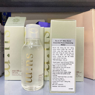 Nước tẩy trang đa năng 3 trong 1 Su:m37 Skin Saver Essential 100ml - Chính hãng LGVina tem tiếng việt