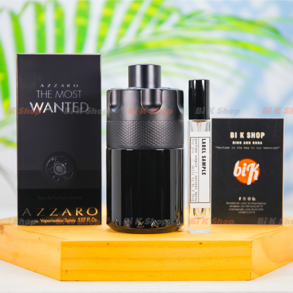 Bi K Shop - Nước hoa nam Azzaro The Most Wanted EDP Intense