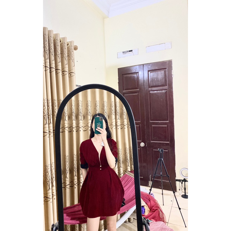 ĐẦM NHUNG ĐỎ (chốt trên live)