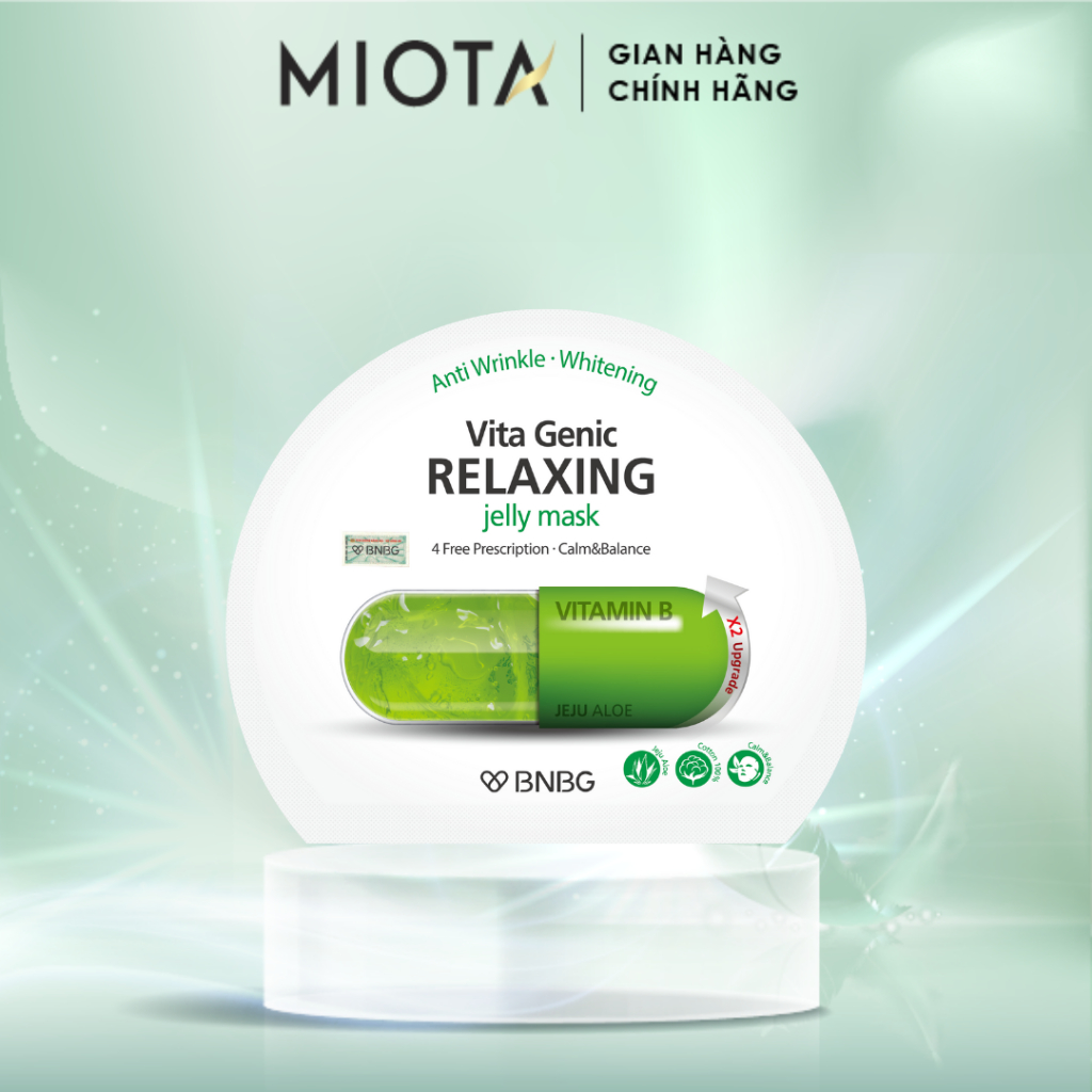 Mặt Nạ Giấy BNBG Vita Genic Relaxing Jelly Mask Chăm Sóc Da Toàn Diện 30ml