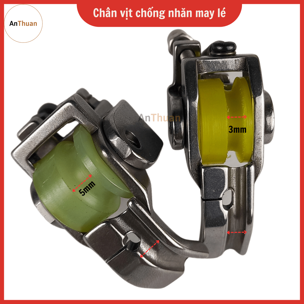 Chân vịt chống nhăn may lé - phụ kiện máy may, phụ kiện may mặc