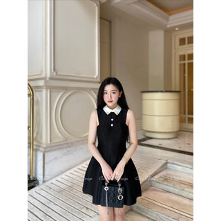 Clara Ruby - Váy Luna cổ sơ mi (size SML)