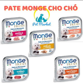 Pate monge cho chó nhập khẩu ý hộp 100gr