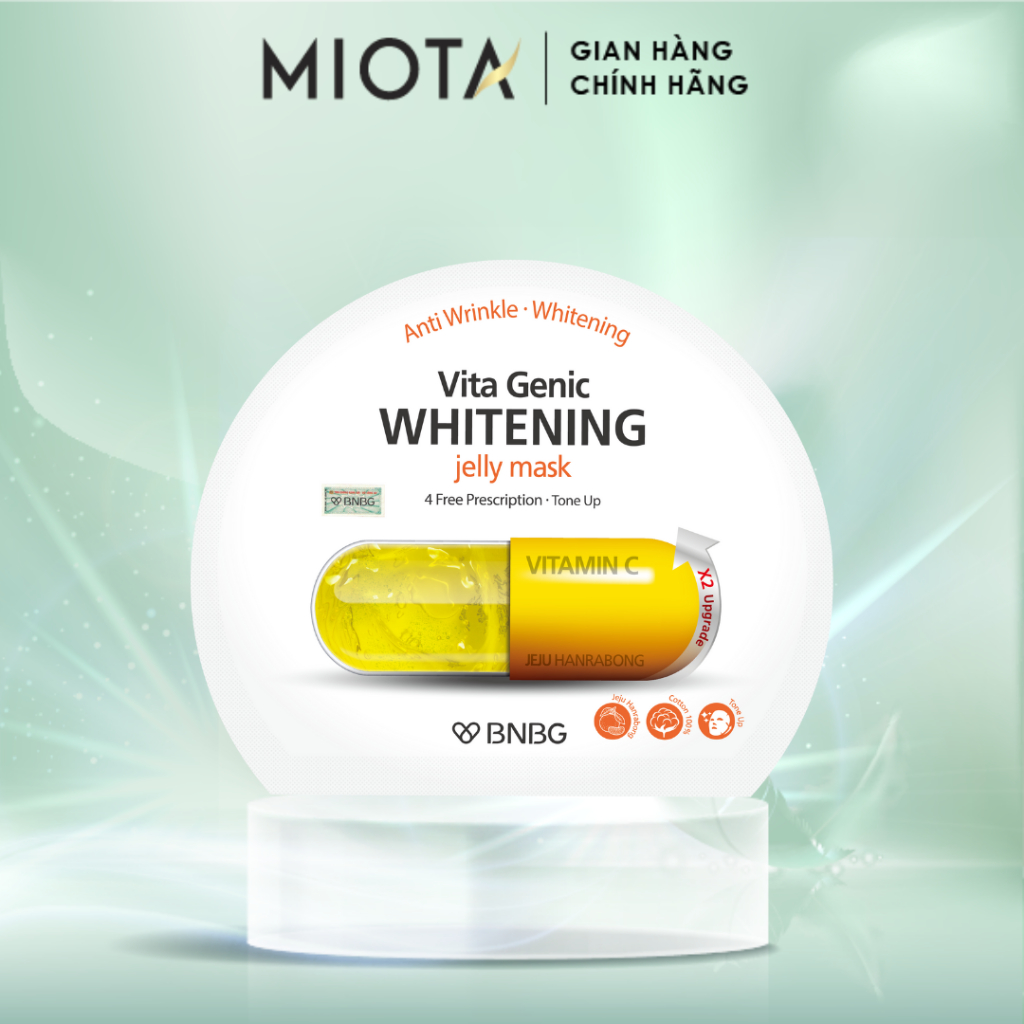 Mặt Nạ Giấy BNBG Vita Genic Whitening Jelly Mask Chăm Sóc Da Toàn Diện 30ml