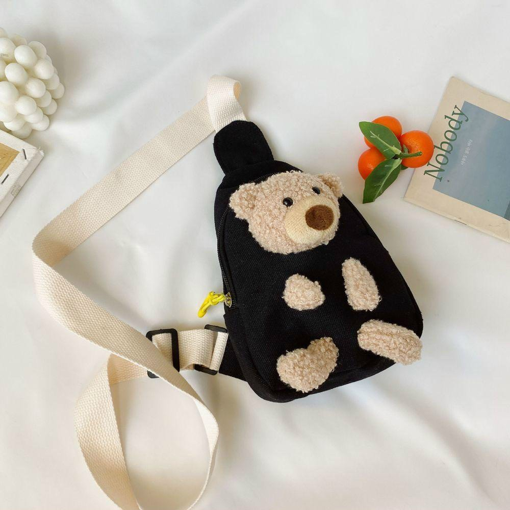 Túi Đeo Chéo Cho Bé Trai Bé Gái Thời Trang Trẻ Em Cao Cấp Kèm gấu - THE HOUSE KIDS VIP