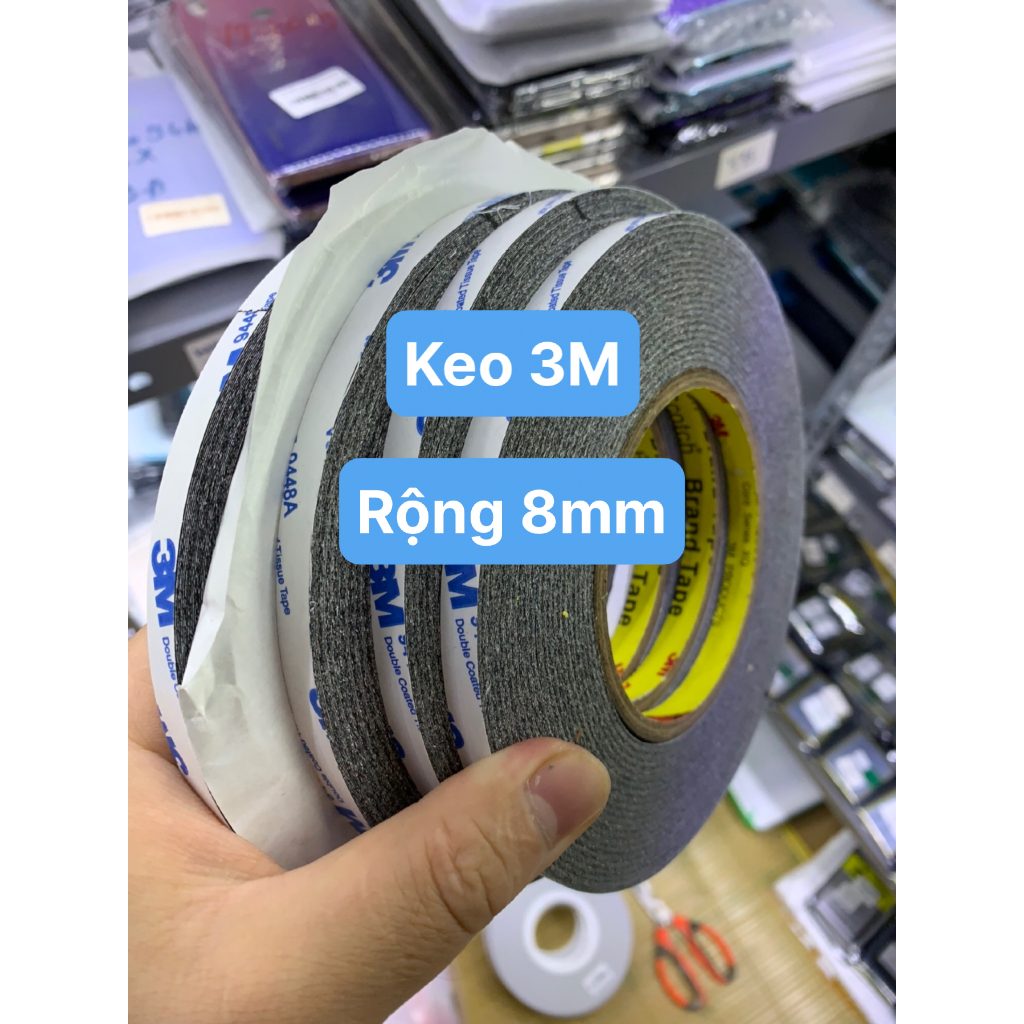 Keo zin siêu mỏng/ siêu dính dài 3m dùng dán lưng vỏ điện thoại