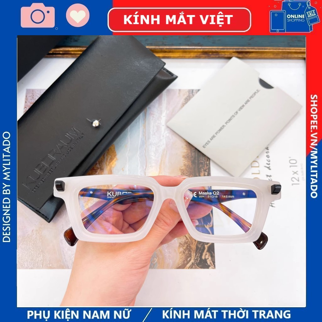 Kính mát thời trang KUBORAUM Maske Q2 xuất dư , kính râm thời trang cao cấp nam nữ