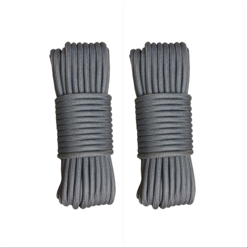 20 mét - Dây Dù 5mm tròn có lõi bền chắc + êm tay dùng làm macrame, căng lều, dây phơi, thời trang, cố định đồ vật