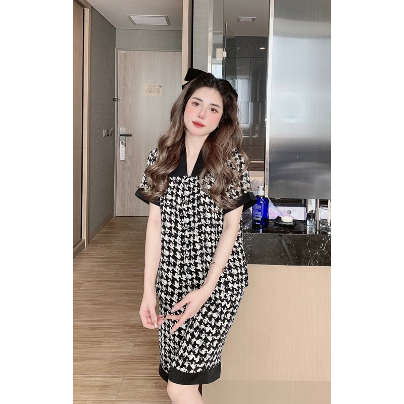 Bộ Đồ Mặc Nhà Tay Ngắn quần lửng