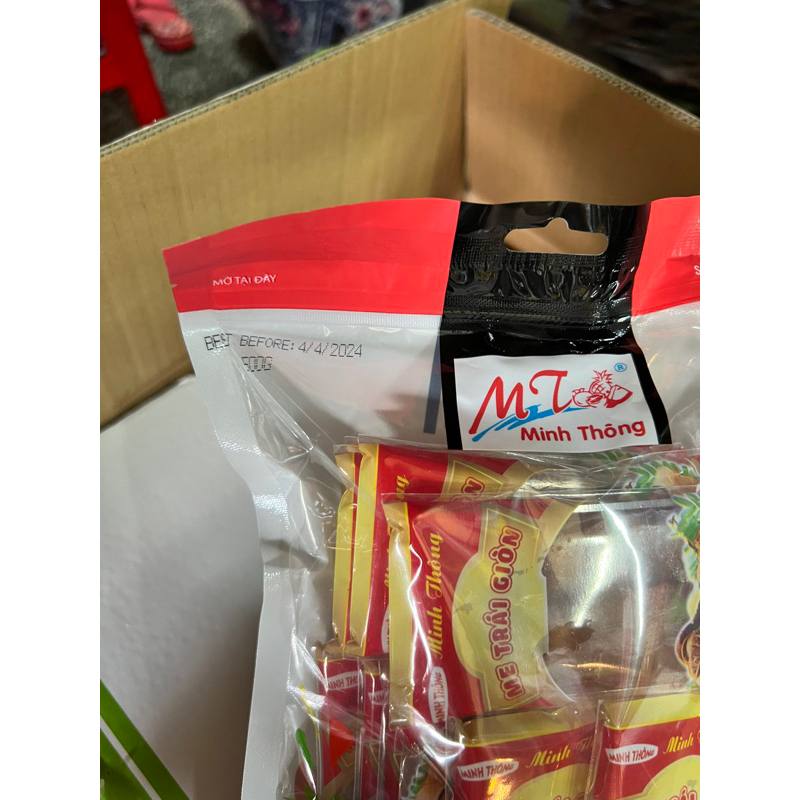 Me Trái Giòn Minh Thông bịch 500g Date 2024