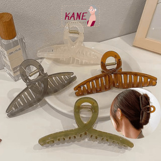 Kẹp càng cua trong suốt hàn quốc, kẹp tóc càng cua nhựa trong 11cm kane