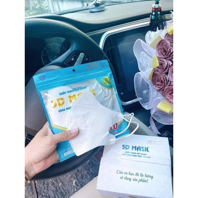 KHẨU TRANG 5D CHÍNH HIỆU DUY QUÂN
