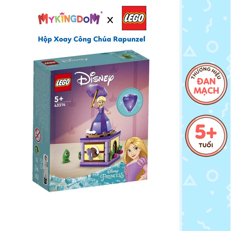 Đồ Chơi Lắp Ráp LEGO Disney Princess Hộp Xoay Công Chúa Rapunzel 43214 (89 chi tiết)