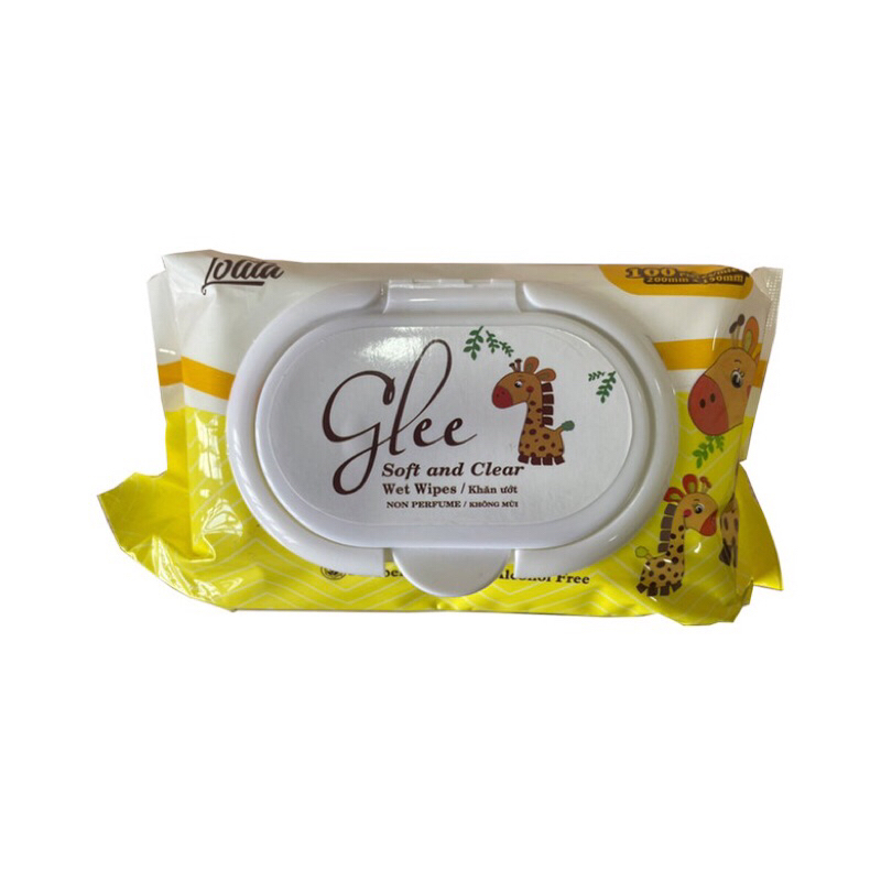Khăn ướt GLEE 100tờ ( Vải Bi)