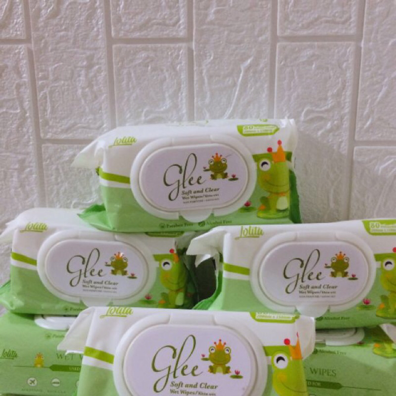 Khăn ướt GLEE Ếch Xanh 80 tờ