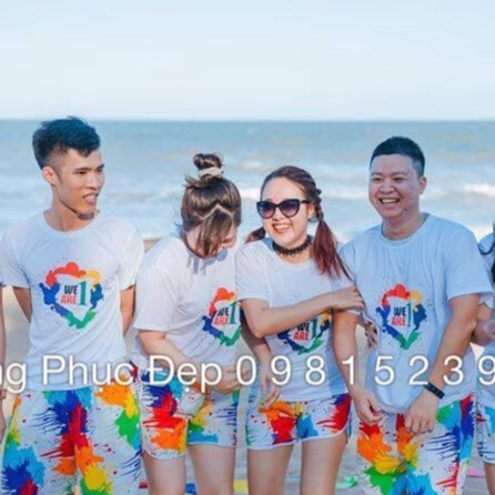 Áo thun nhóm, đồng phục gia đình, áo teambuilding đồng phục đi biển công ty, xưởng áo thun giá rẻ