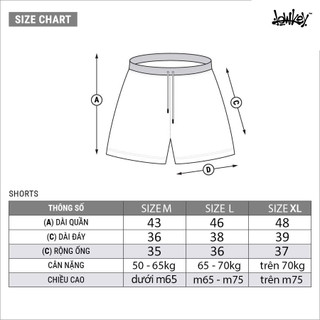 Quần Short Lowkey Big Logo Vải dù - Đen