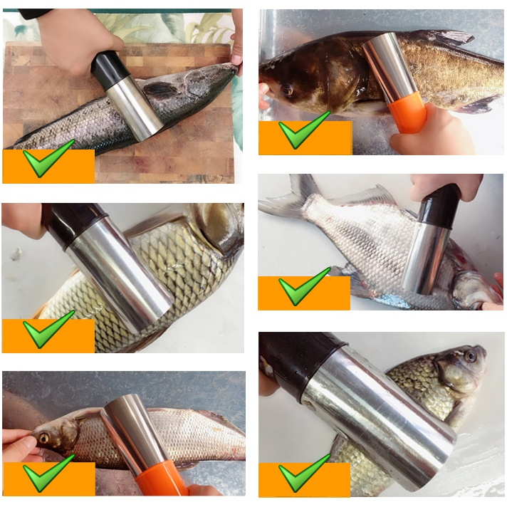 Máy Đánh Vảy Cá Cầm Tay Chính Hãng Công Suất Lớn 125W Chống Nước