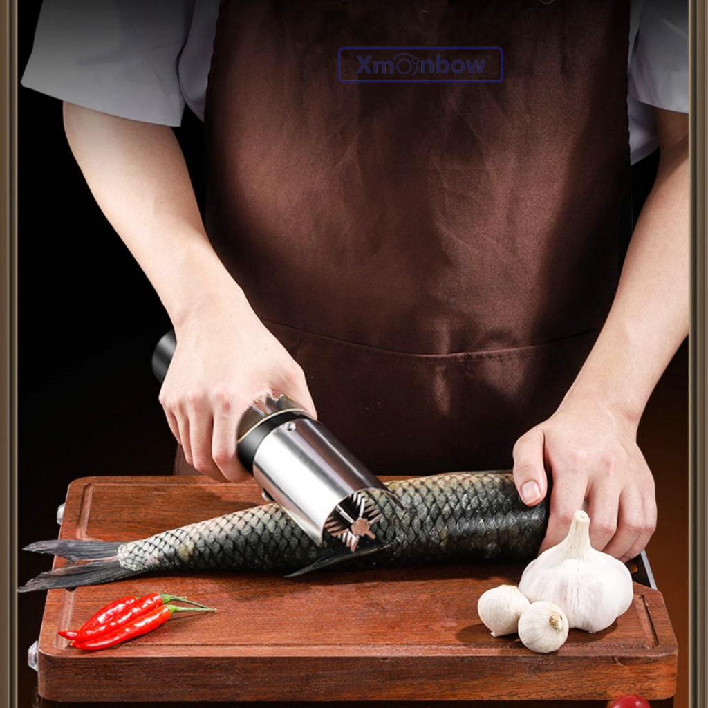 Máy Đánh Vảy Cá Cầm Tay Chính Hãng Công Suất Lớn 125W Chống Nước