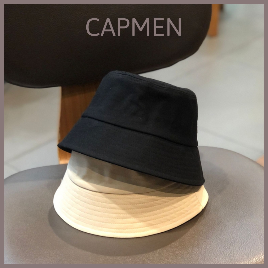 Mũ bucket trơn CAPMEN chất vải kaki dày dặn hàng Quảng Châu cao cấp