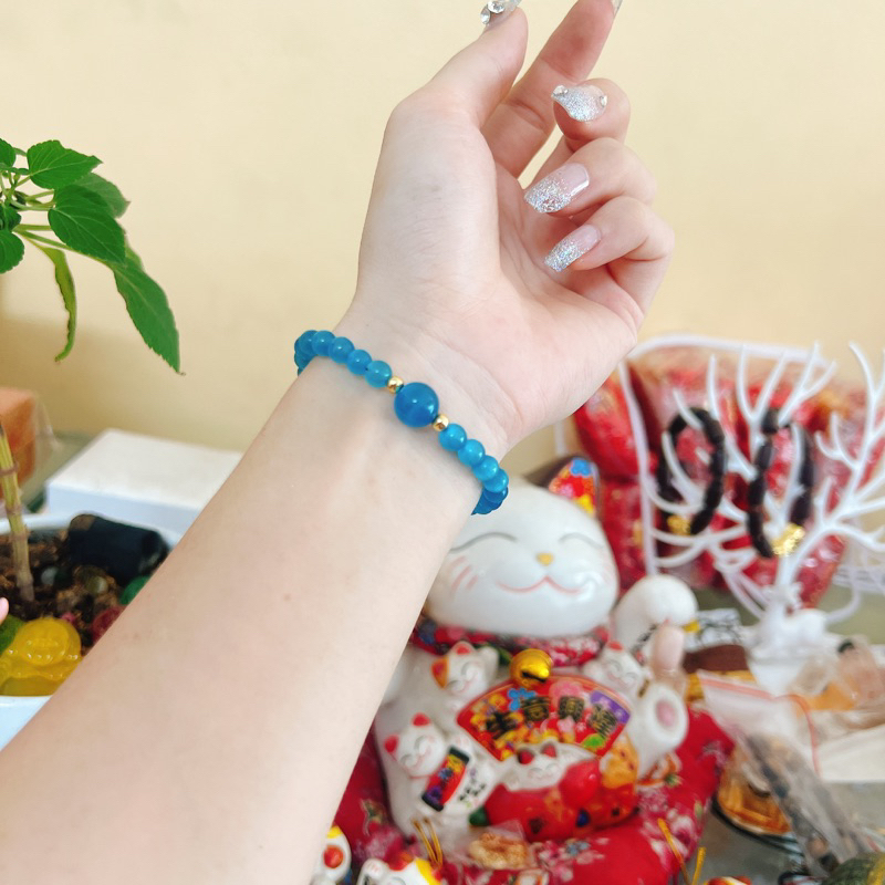 Hot 🔥 Vòng đá mắt mèo đủ màu quấn 3 vòng tay - Hàng Đẹp Đá Vip 🍃🍃🍃