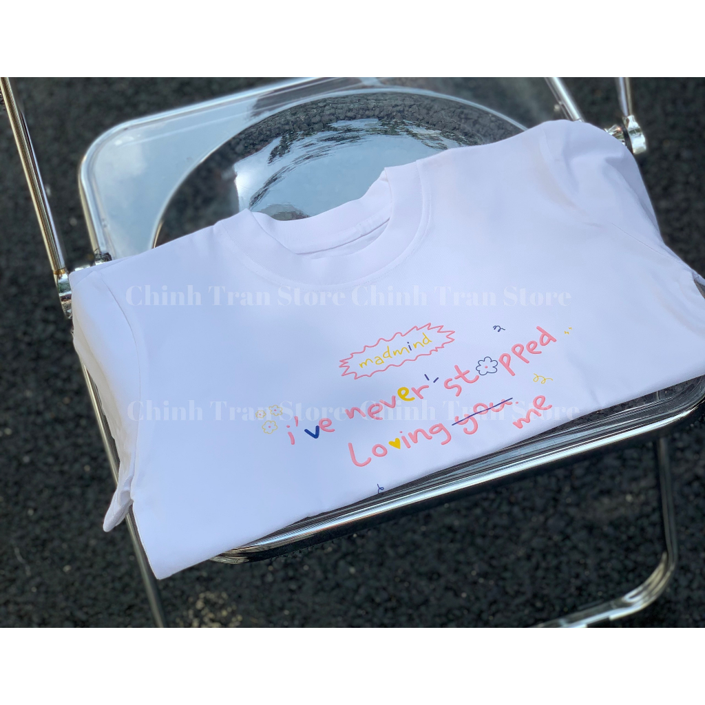 Áo thun babytee hottrend chất cotton in hình chữ đơn giản 2 màu trắng đen