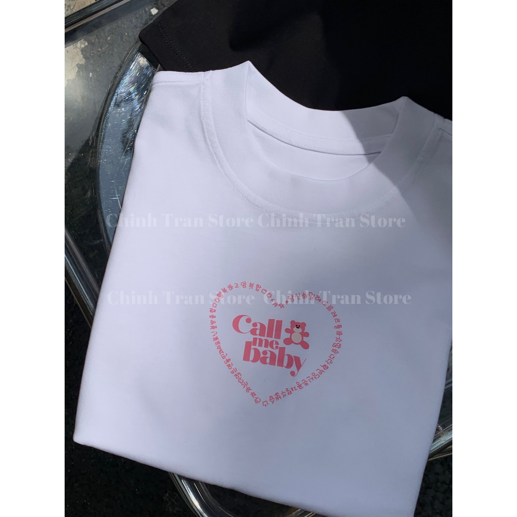 Áo thun nữ babytee hottrend chất cotton freesize in hình Call me baby