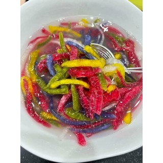 Mix cùi bưởi + trân châu bắp/dừa/mít/olong 500g