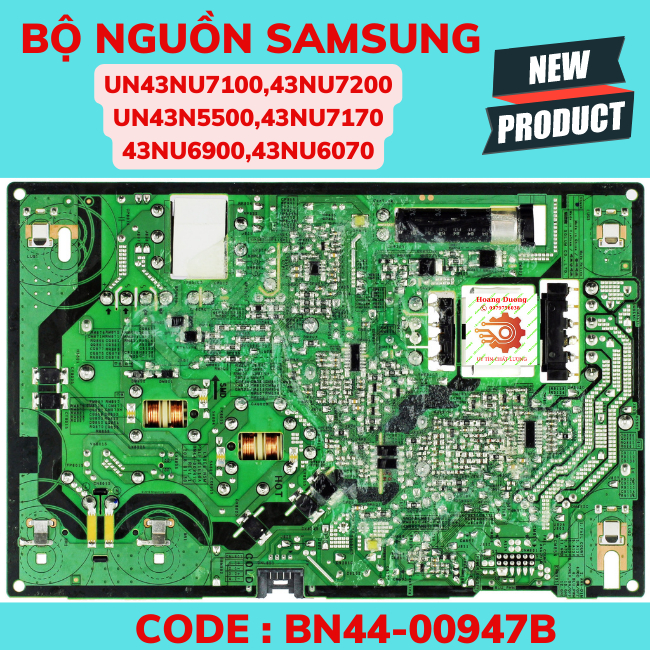 Bo nguồn tivi samsung43nu7100,43nu7200,43nu7170,43nu6900,43nu6070,43n5500,bn44-00947b,dthoangduong.