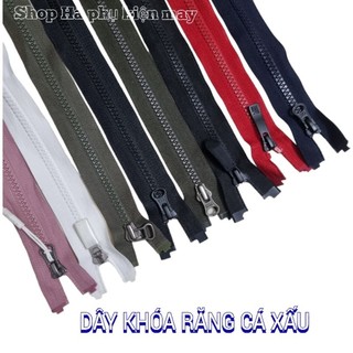 Dây khoá kéo răng cá sấu loại đẹp ( khóa áo dài 50 cm đến 1 mét )