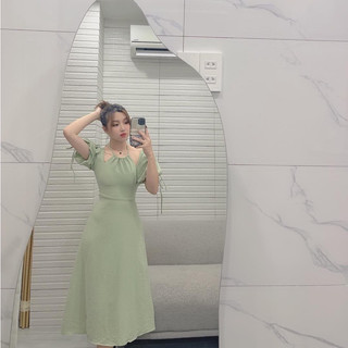 Đầm yếm xanh bigsize