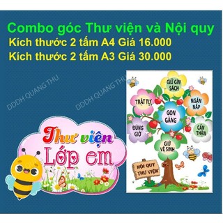 Nội quy + góc Thư viện