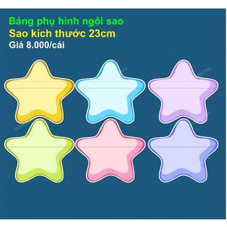 Bảng phụ hình ngôi sao
