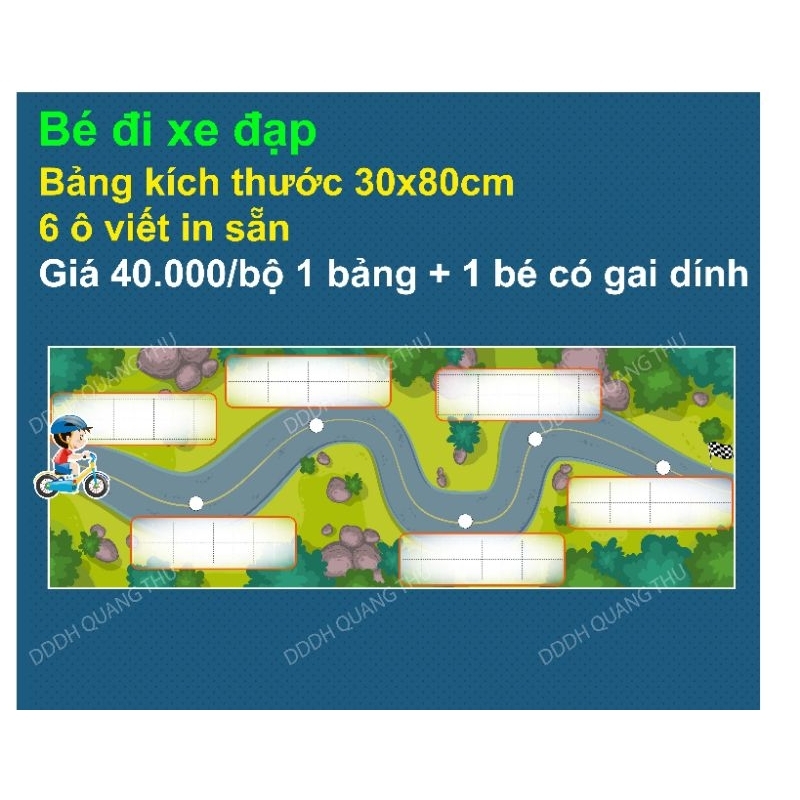 Bé đi xe đạp