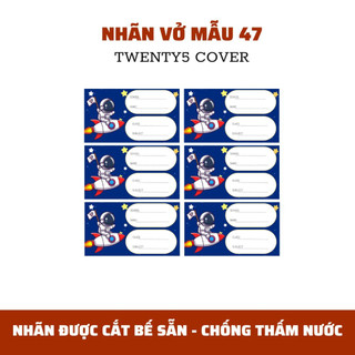 SET NHÃN VỞ THEO MẪU 40 -  49