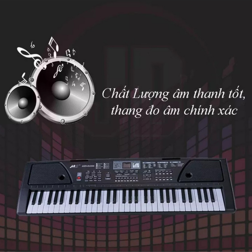 ĐÀN PIANO ĐIỆN TỬ 61 PHÍM CHO NGƯỜI MỚI HỌC – ĐÀN PIANO ĐIỆN TỬ CHO BÉ PHÁT TRIỂN TRÍ NÃO - Q012 vt886